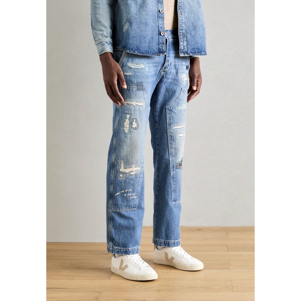 Scotch & Soda Joe Jonas Rare The Verve Straight Leg Distressed Jeans 32x32e HTF